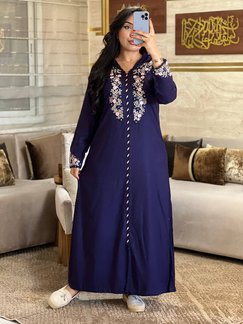 جلابة مليفة براندة مطروزة