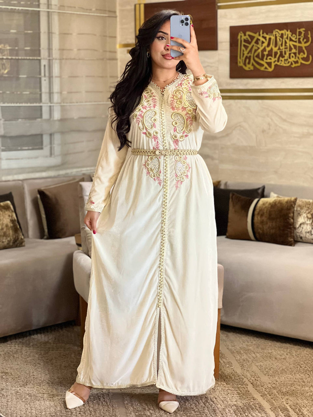 قفطان موبرة تاج هماوي راقي