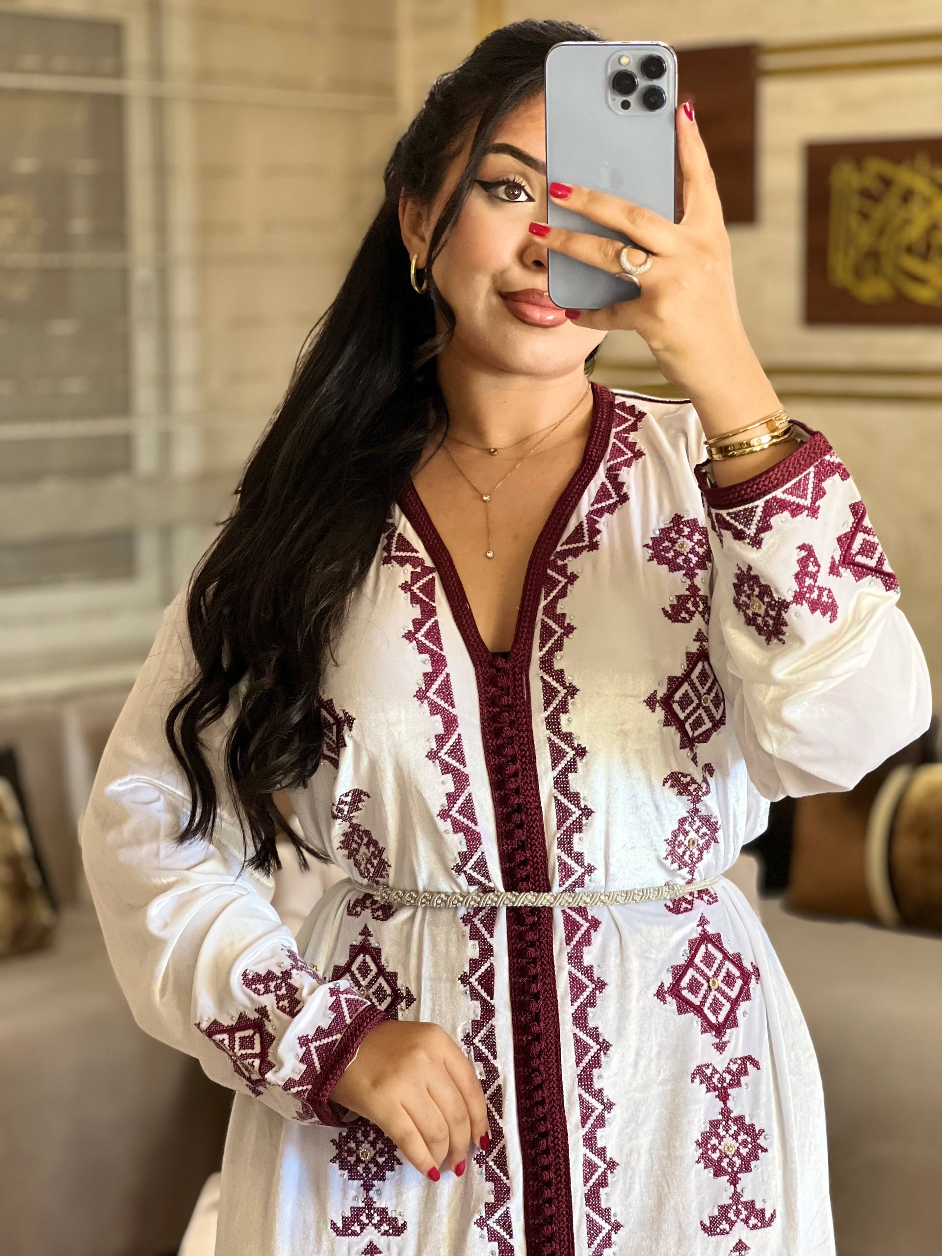 قفطان موبرة أناقة ملكية