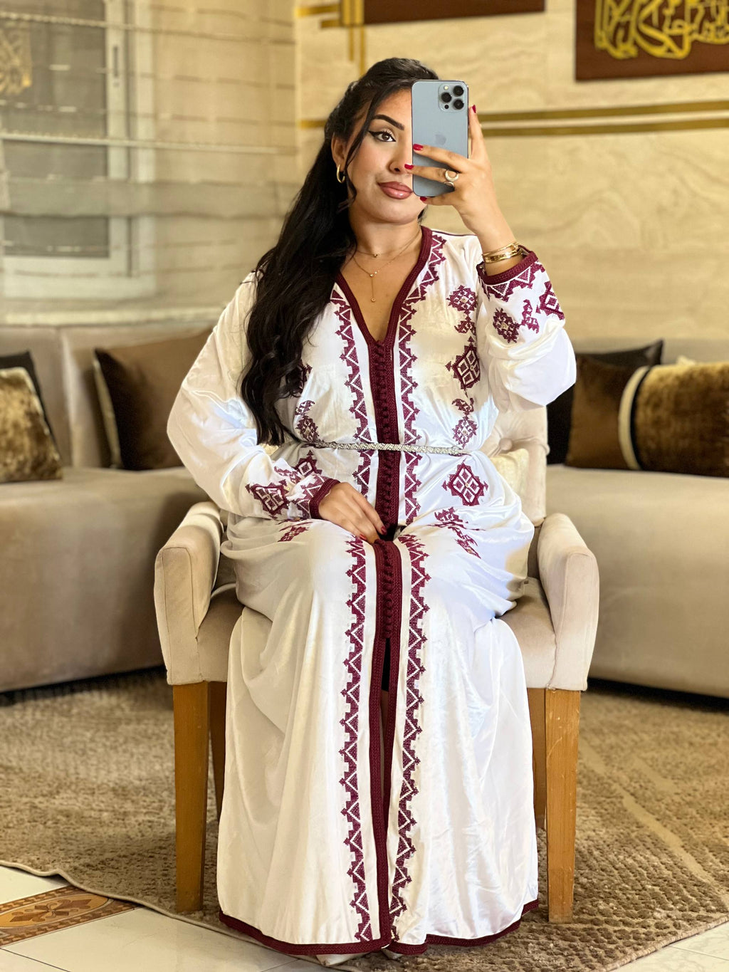 قفطان موبرة أناقة ملكية