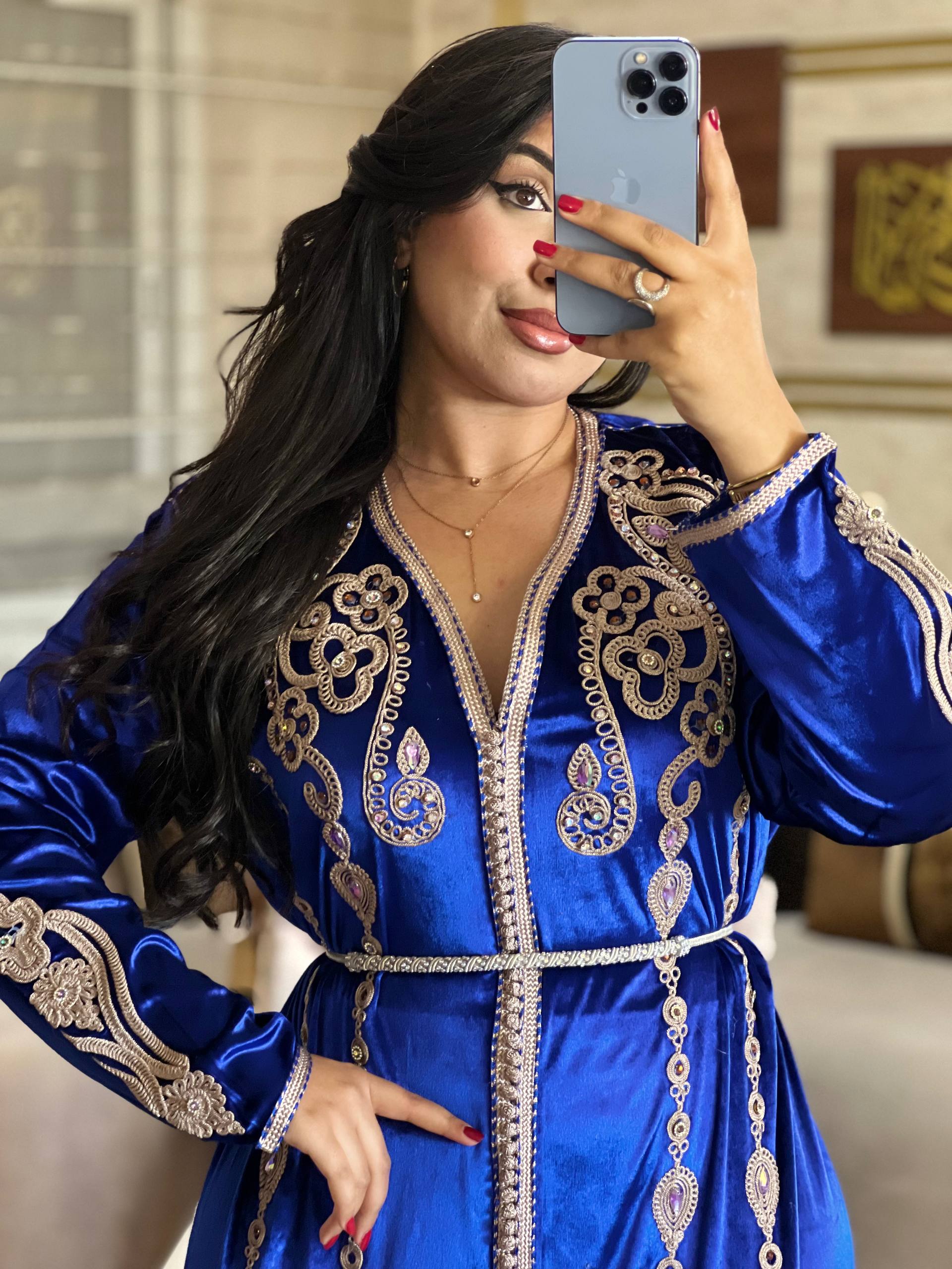 قفطان موبرة مريا أناقة ملكية