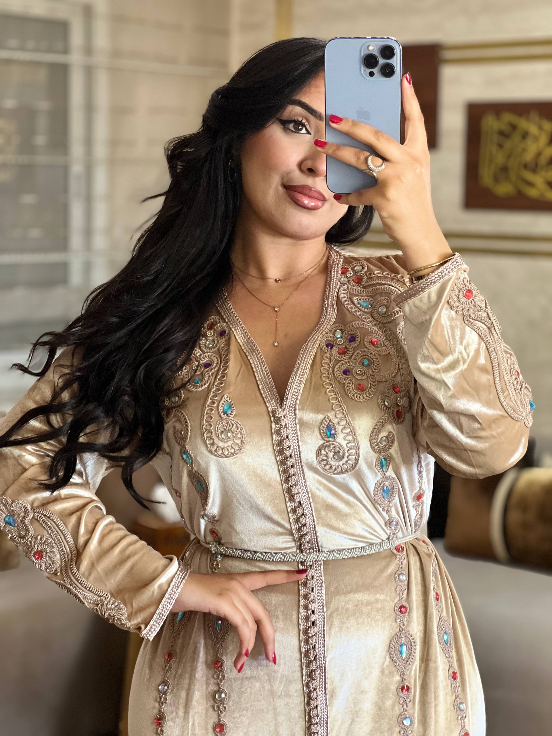 قفطان موبرة مريا أناقة ملكية