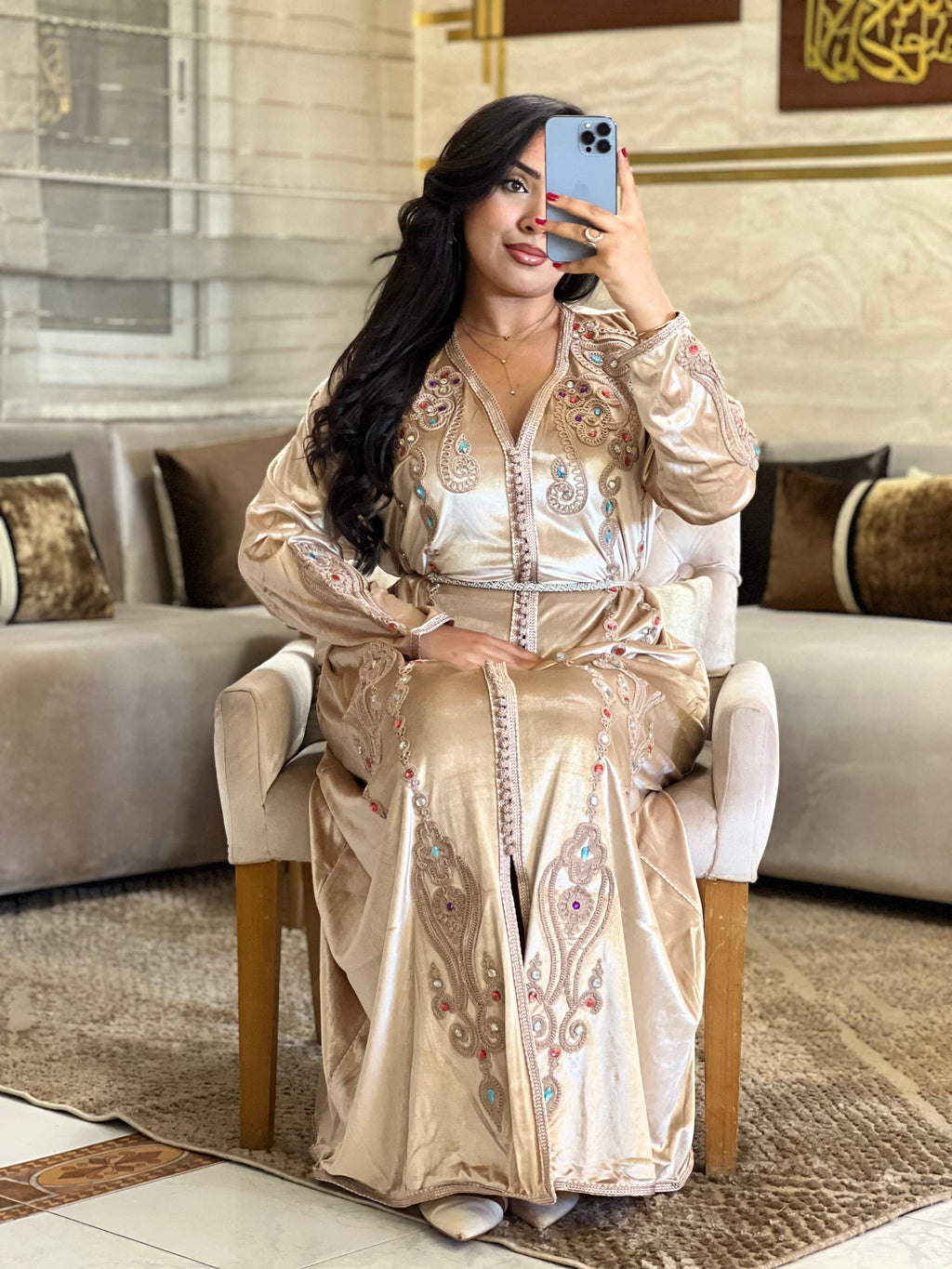 قفطان موبرة مريا أناقة ملكية