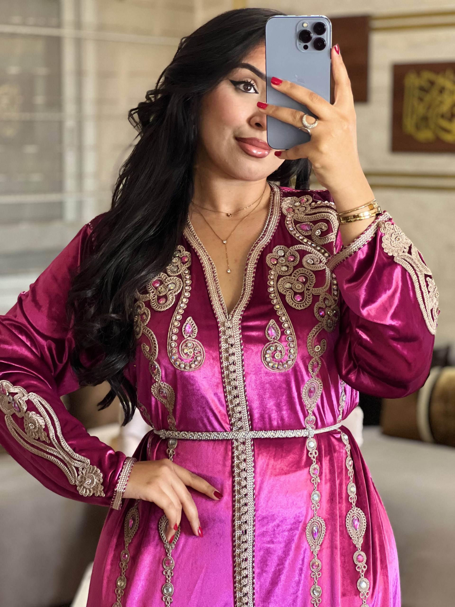 قفطان موبرة مريا أناقة ملكية