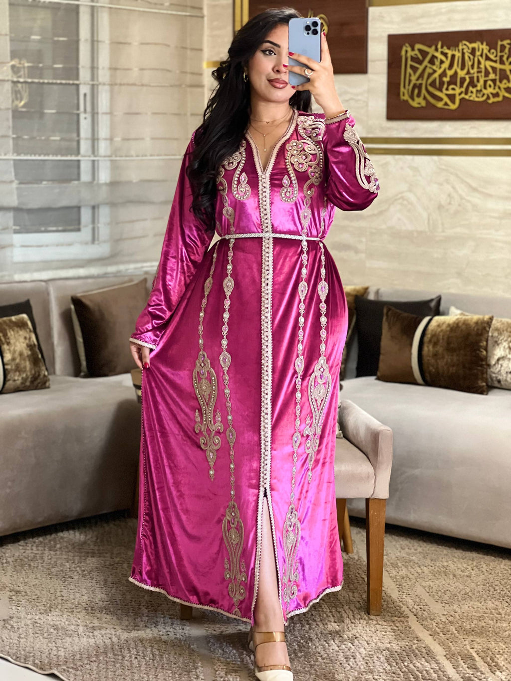 قفطان موبرة مريا أناقة ملكية