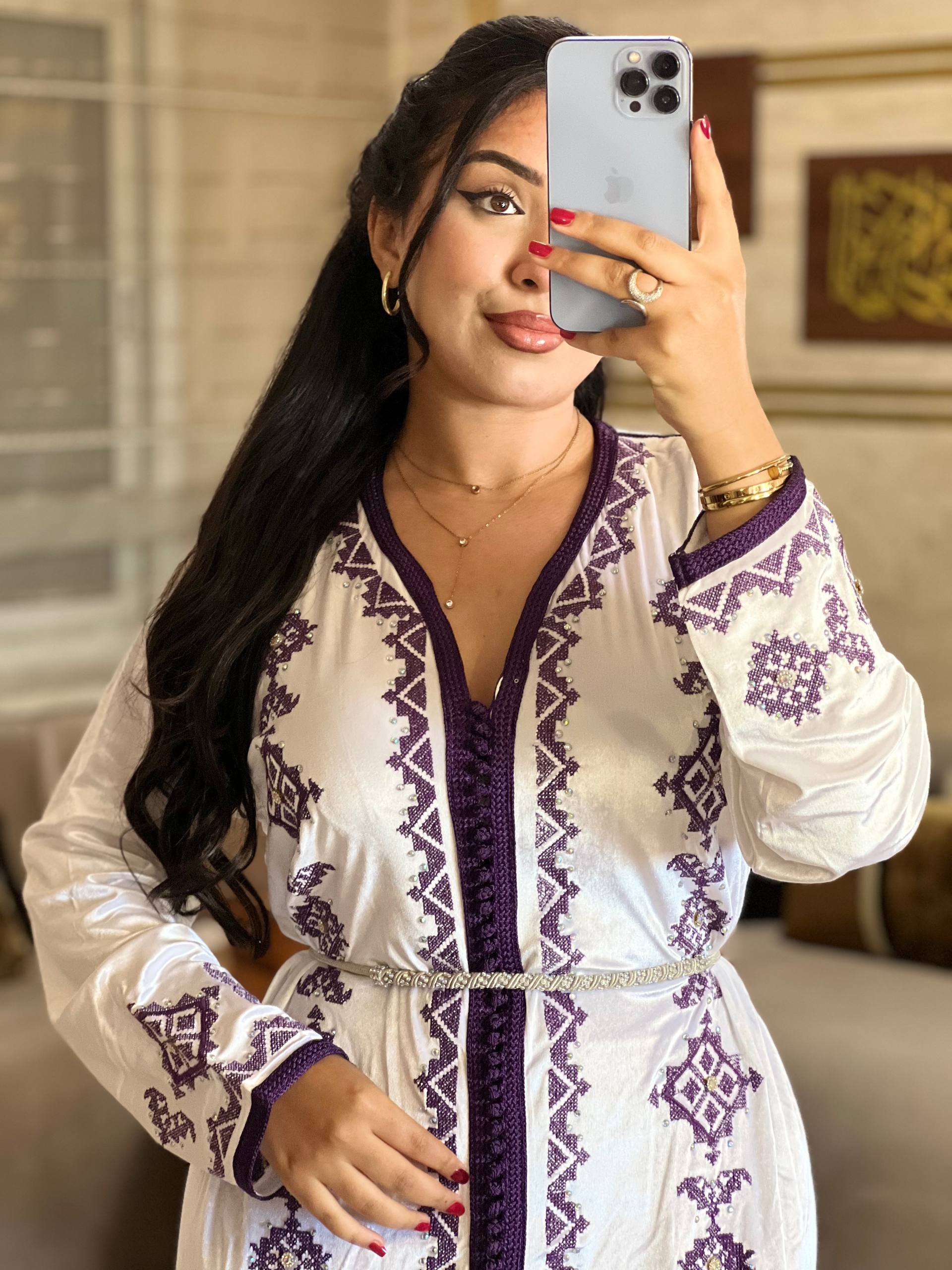 قفطان موبرة أناقة ملكية